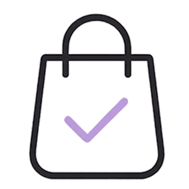 Shopping bag icon